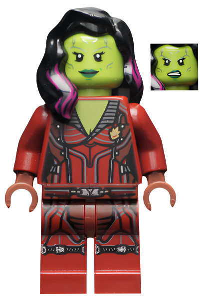 Минифигурка Lego Gamora, Dark Red Suit sh0124 N